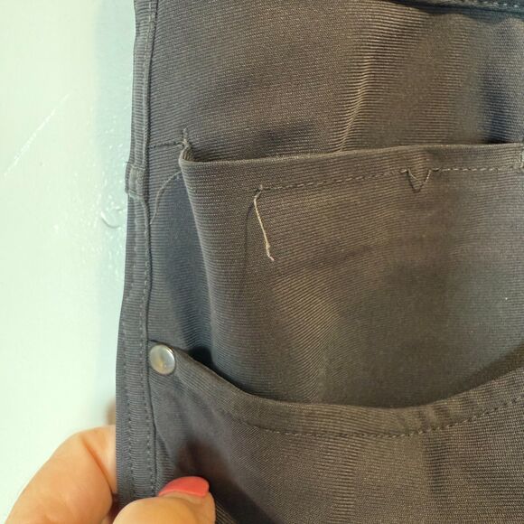 Lululemon Men's ABC Classic Fit 5 Pocket Pants Size 34 Obsidian Gray *FLAWS* - Picture 13 of 15